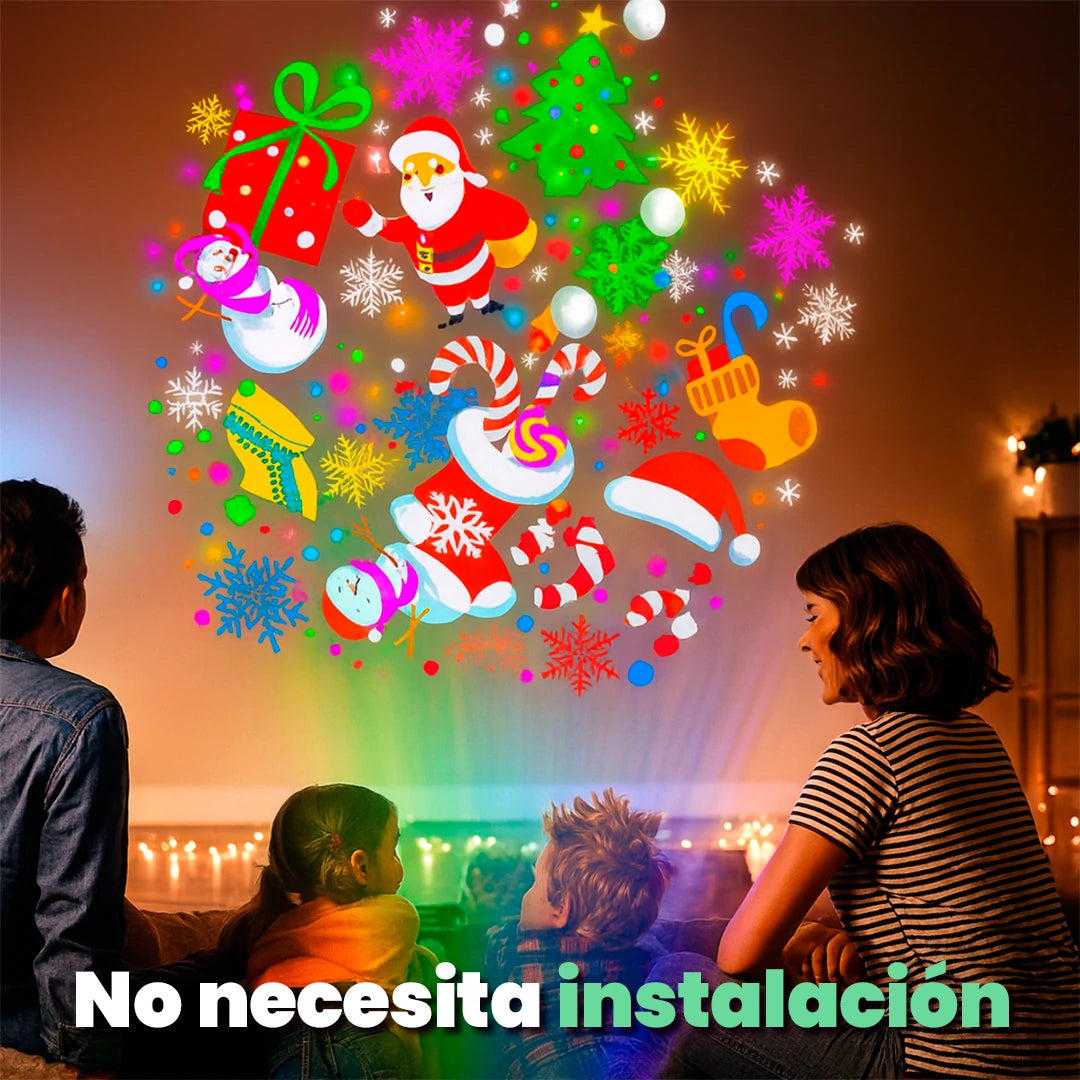 Proyector FestiLuz de Figuras Navideñas