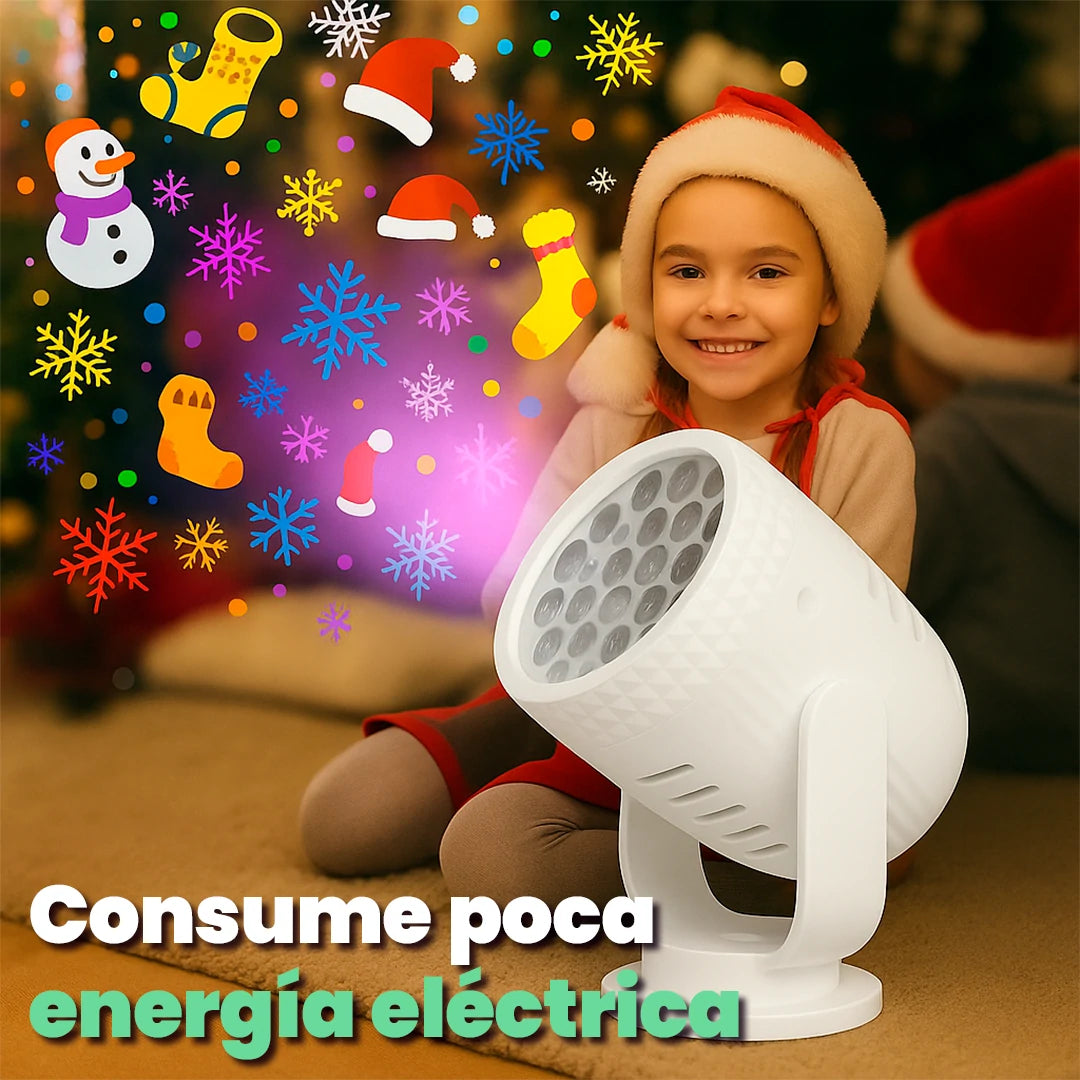Proyector FestiLuz de Figuras Navideñas