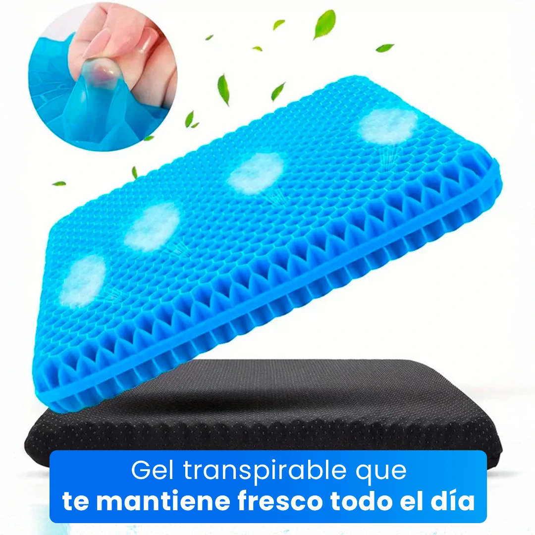 Cojín Ortopédico de Gel SitWell – Mejora la Postura y Garantiza Comodidad en la Oficina o el Coche