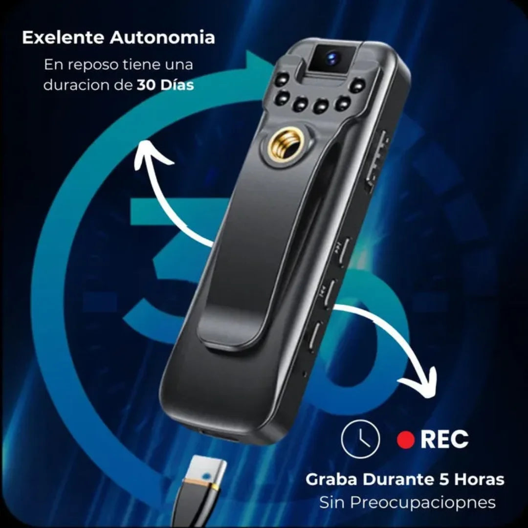 CamPro - Cámara 180° con Reducción de Ruido HD 1080P