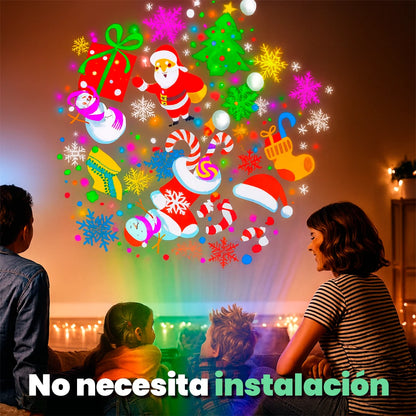 Proyector FestiLuz de Figuras Navideñas