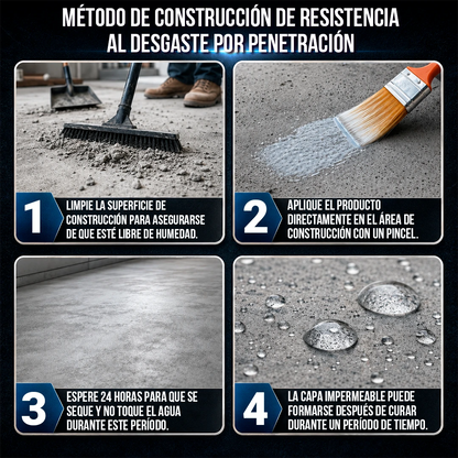 Kit 2 Selladores Impermeables de 500ml + 2 Brochas de Aplicación